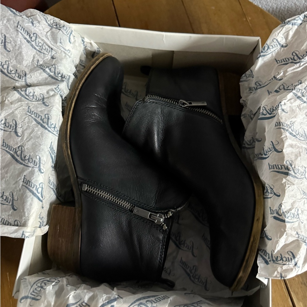 Lucky Brand Black Ankle Boots